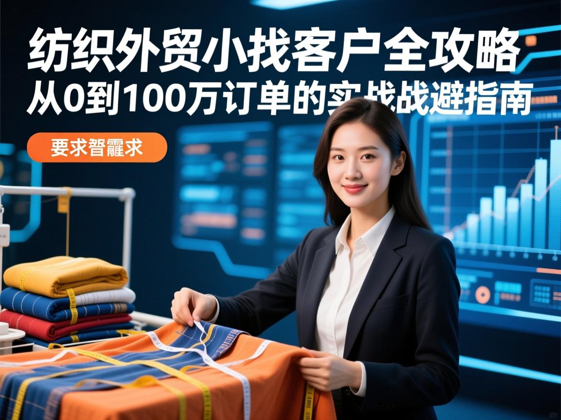 详细阅读:纺织外贸小白找客户全攻略,从0到100万订单的实战避坑指南 纺织外贸小白找客户全攻略,从0到100万订单的实战避坑指南