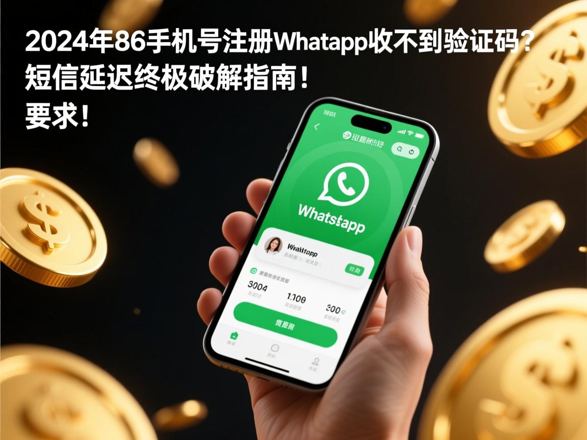 2024年86手机号注册WhatsApp收不到验证码？短信延迟终极破解指南！