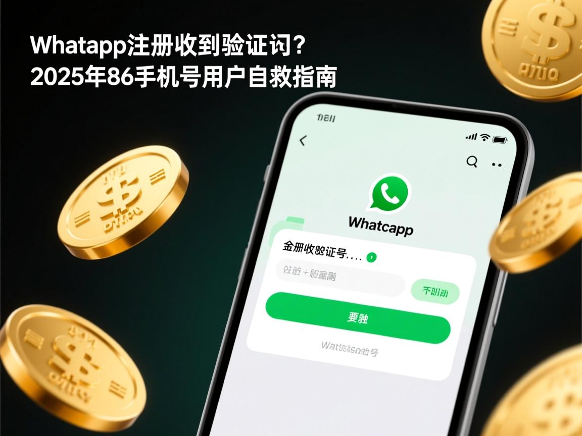 WhatsApp注册收不到验证码?2025年86手机号用户自救指南