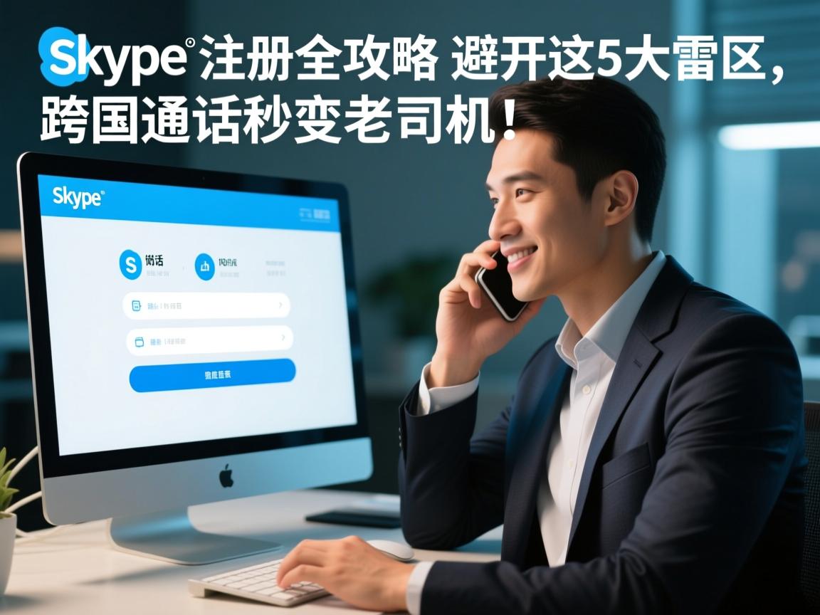 Skype注册全攻略,避开这5大雷区,跨国通话秒变老司机! Skype注册全攻略,避开这5大雷区,跨国通话秒变老司机!