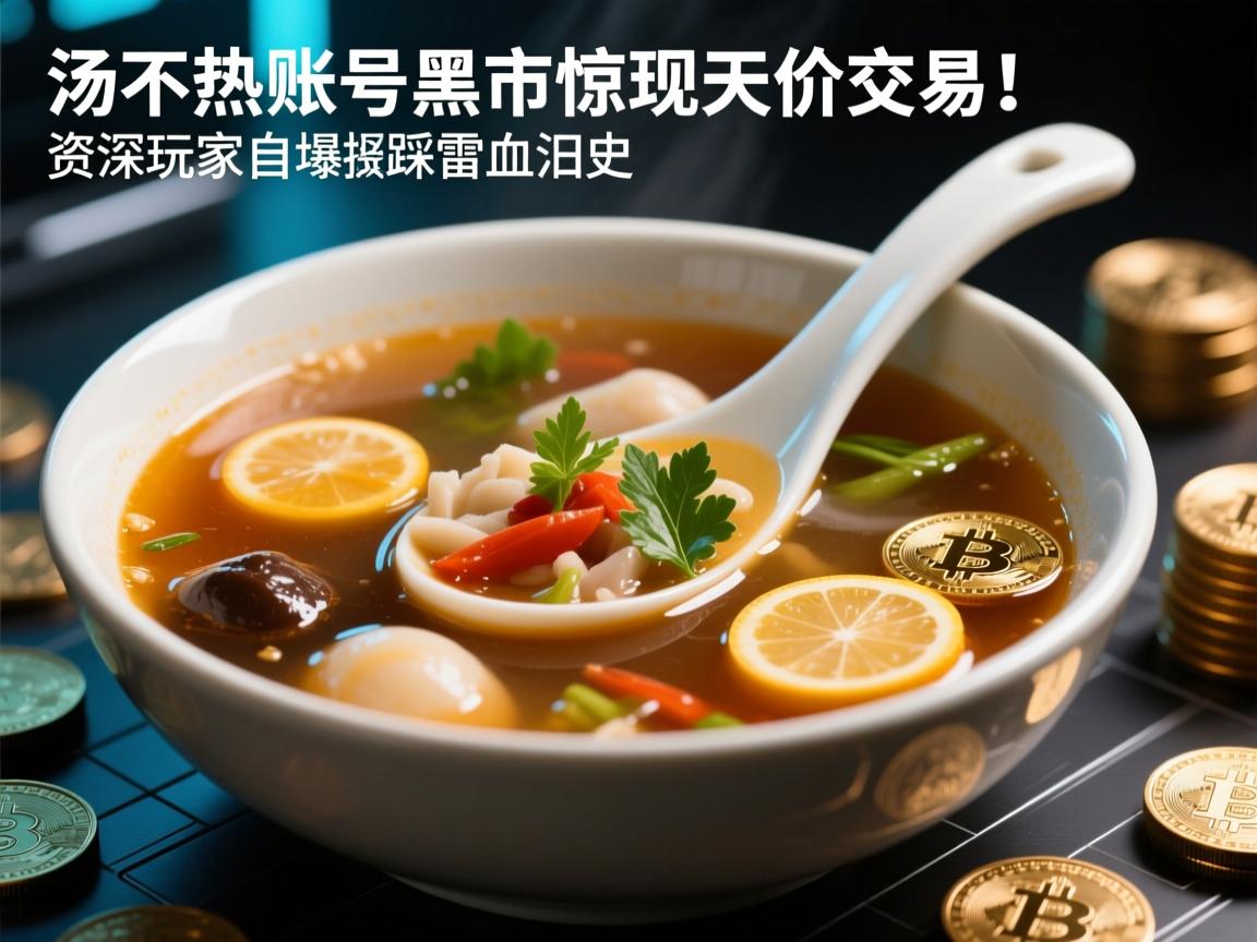 汤不热账号黑市惊现天价交易！资深玩家自曝踩雷血泪史