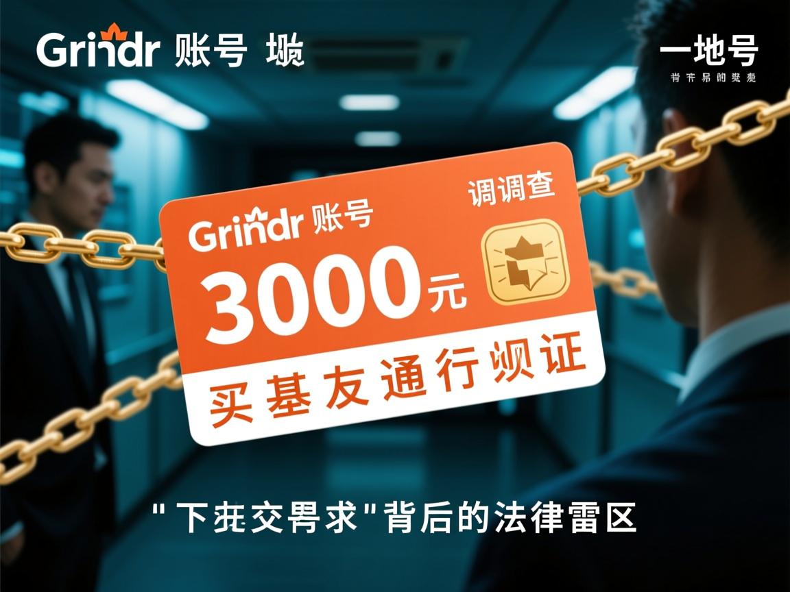 Grindr账号地下交易链调查，300元买基友通行证背后的法律雷区