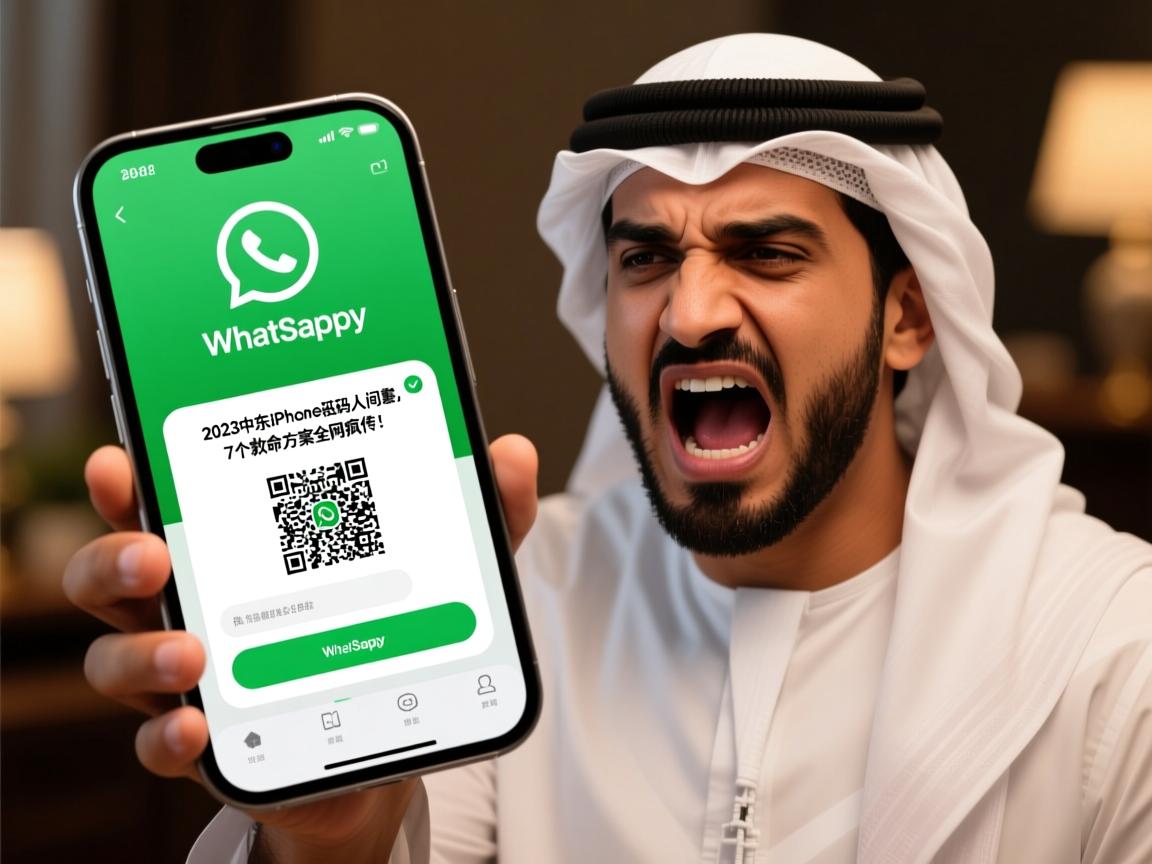 2023中东iPhone用户暴怒实录,WhatsApp验证码人间蒸发,这7个救命方案全网疯传!