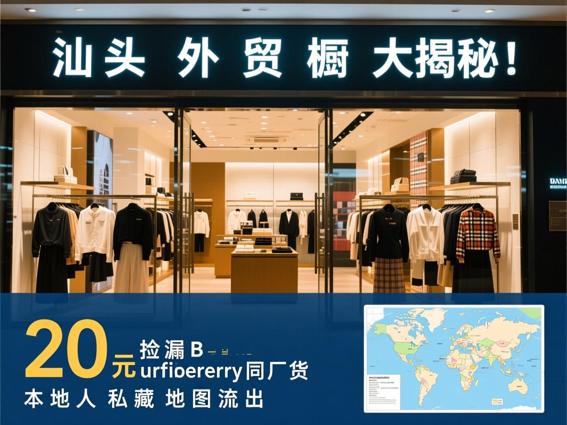 汕头外贸衣橱大揭秘！20元捡漏Burberry同厂货，本地人私藏地图流出