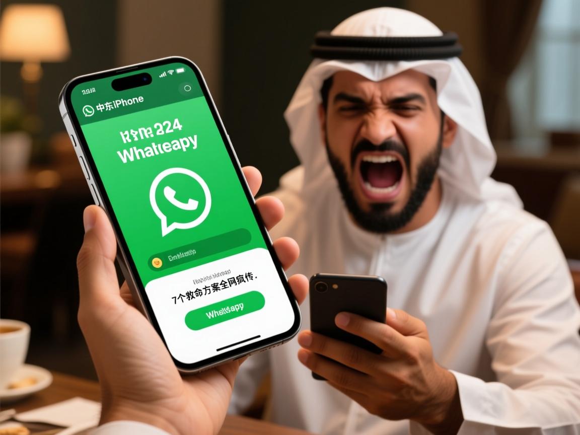 2024中东iPhone用户暴怒!WhatsApp验证码人间蒸发,这7个救命方案全网疯传