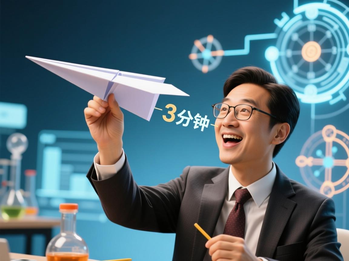 纸飞机滞空3分钟秘诀曝光!物理教授揭秘童年神技背后的科学魔法 纸飞机滞空3分钟秘诀曝光!物理教授揭秘童年神技背后的科学魔法