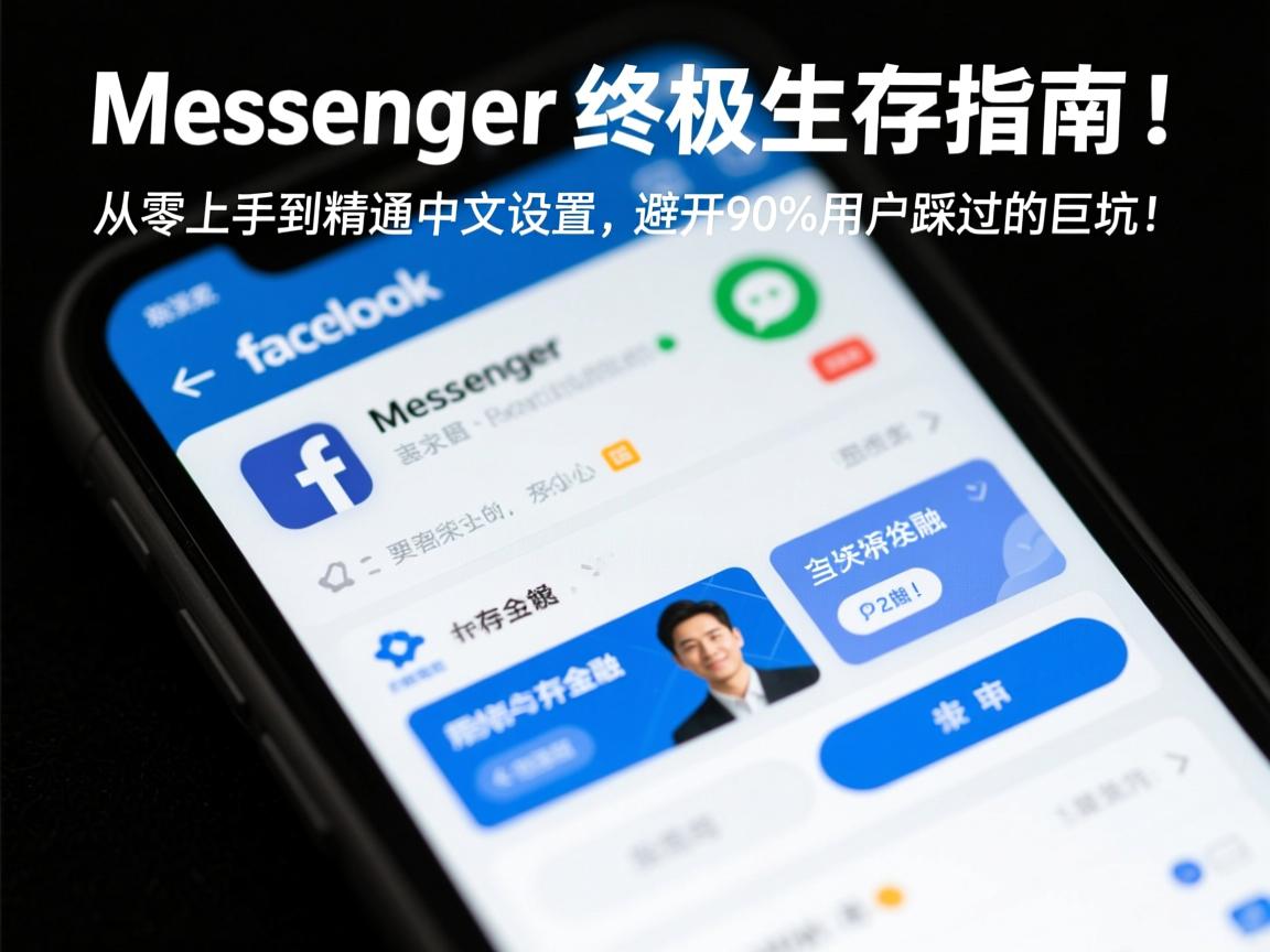脸书信使Messenger终极生存指南，从零上手到精通中文设置，避开90%用户踩过的巨坑！