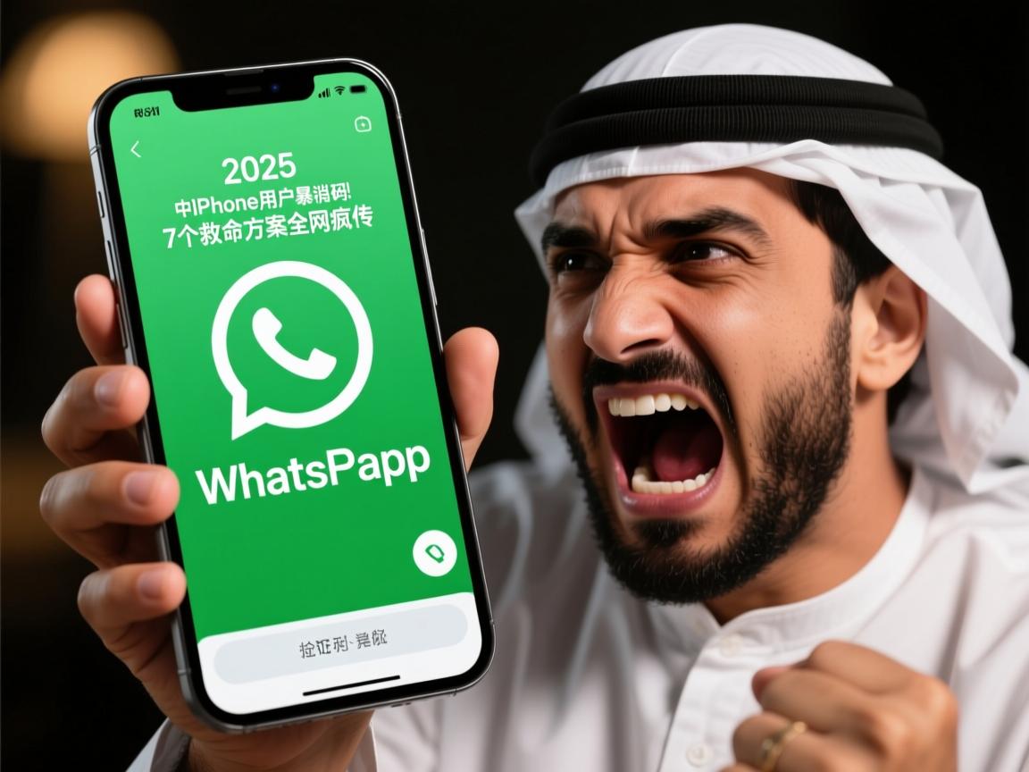 2025中东iPhone用户暴怒！WhatsApp验证码神秘消失，这7个救命方案全网疯传