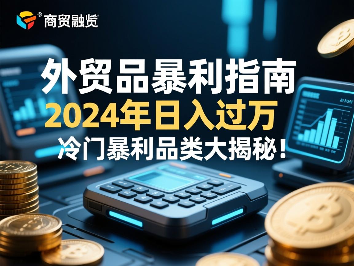 外贸选品暴利指南,2024年日入过万的冷门暴利品类大揭秘! 外贸选品暴利指南,2024年日入过万的冷门暴利品类大揭秘!