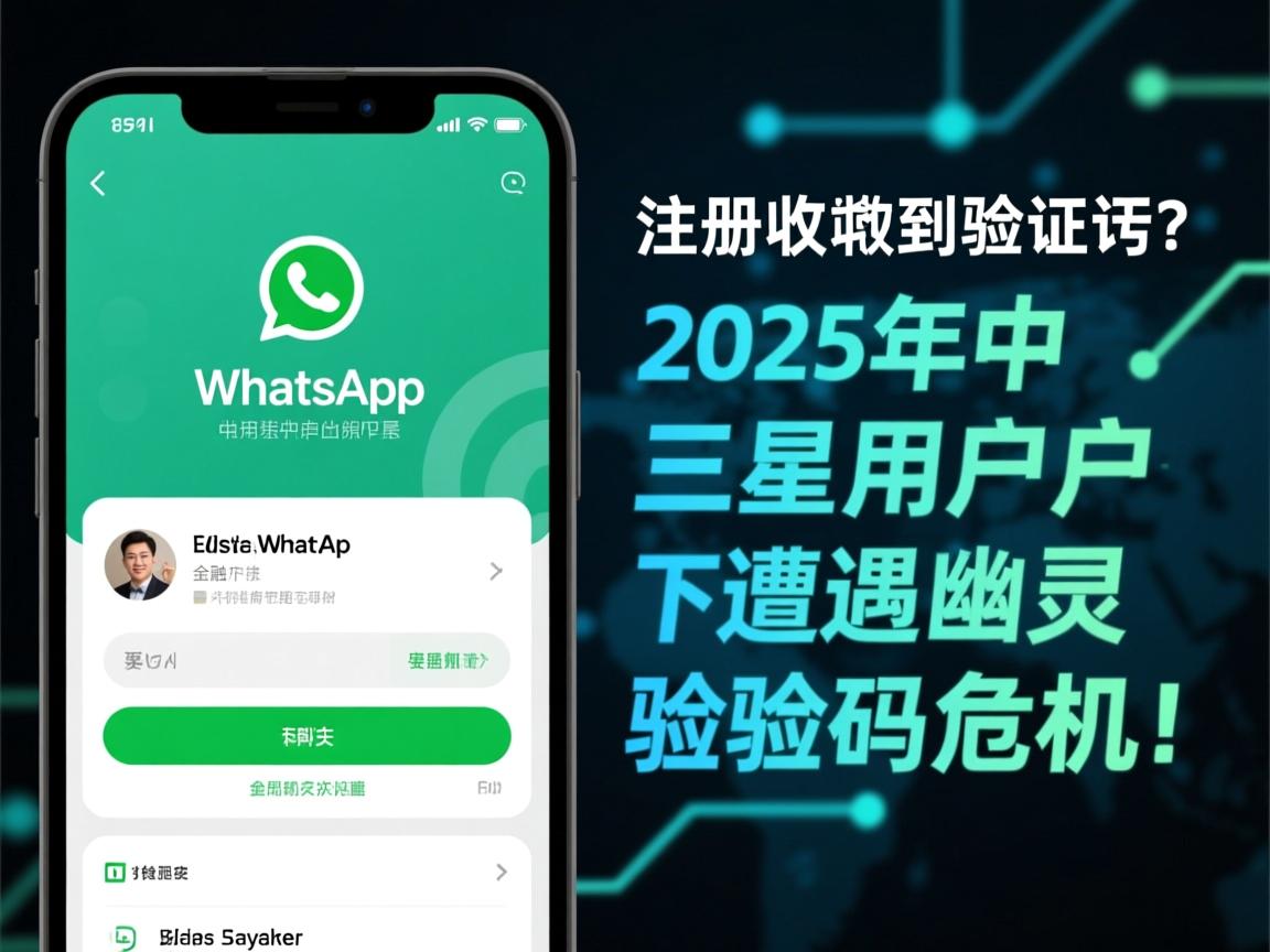 WhatsApp注册收不到验证码？2025年中东三星用户遭遇幽灵验证码危机！