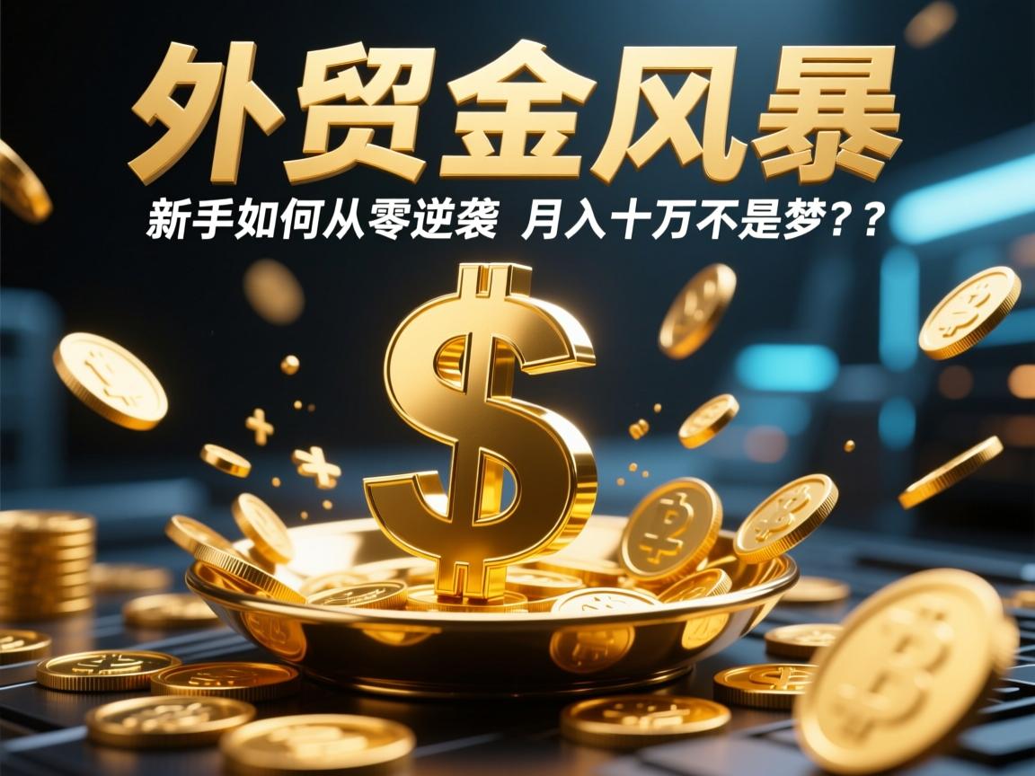 外贸掘金风暴,新手如何从零逆袭,月入十万不是梦?