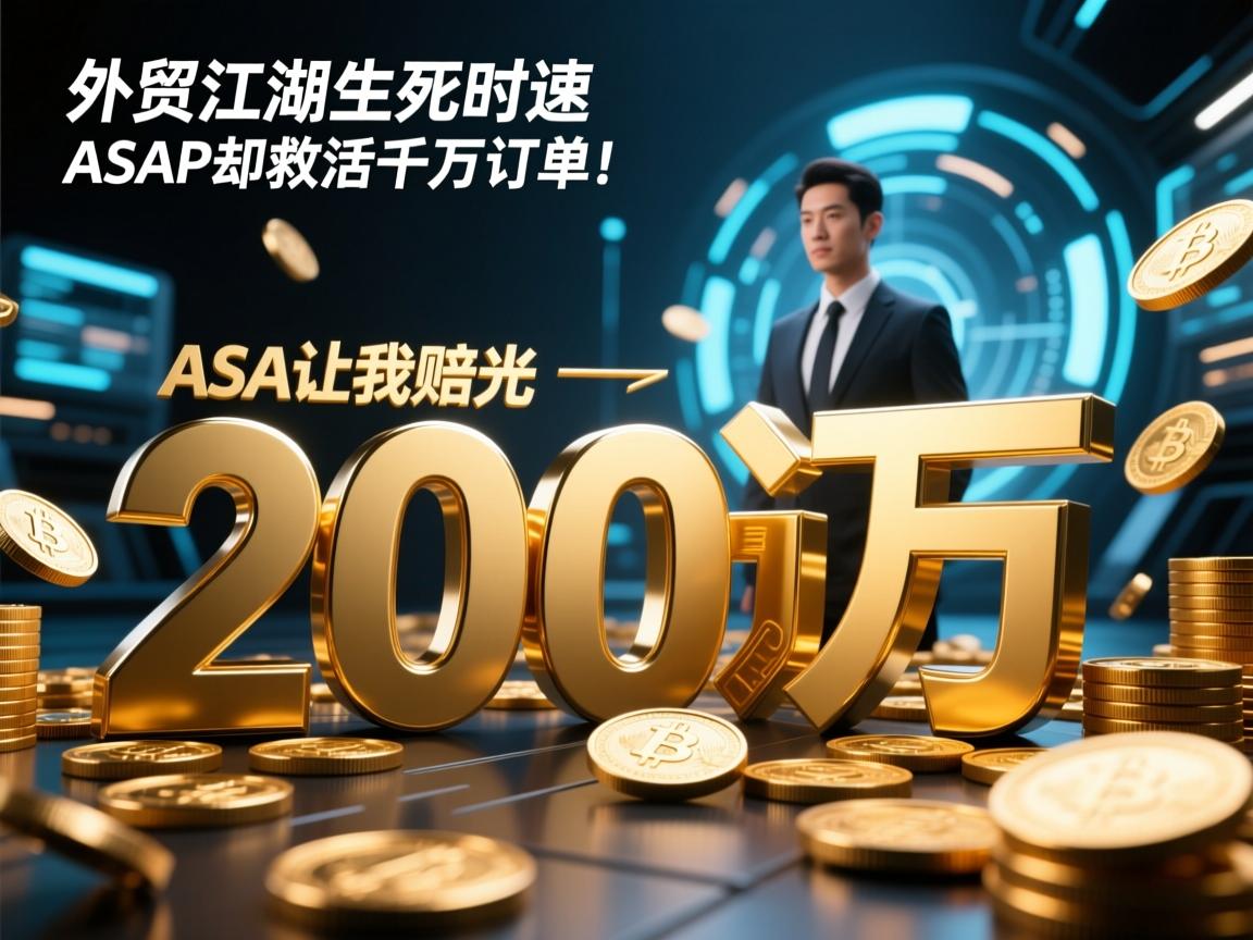 外贸江湖生死时速，ASA让我赔光200万，ASAP却救活千万订单！