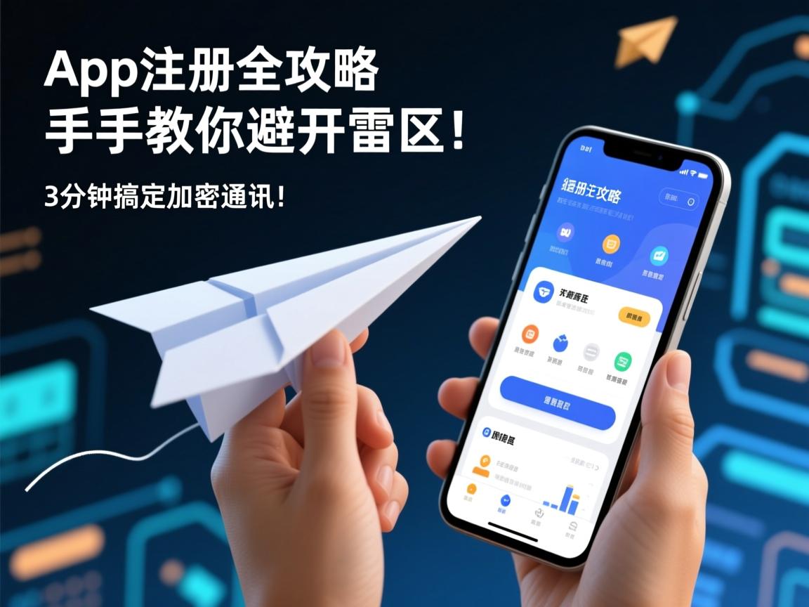 纸飞机App注册全攻略，手把手教你避开雷区，3分钟搞定加密通讯！