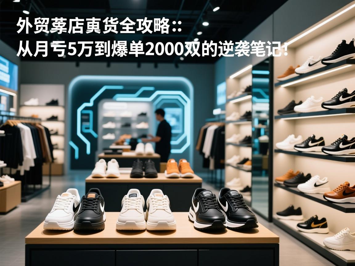 外贸鞋店拿货全攻略，从月亏5万到爆单2000双的逆袭笔记！