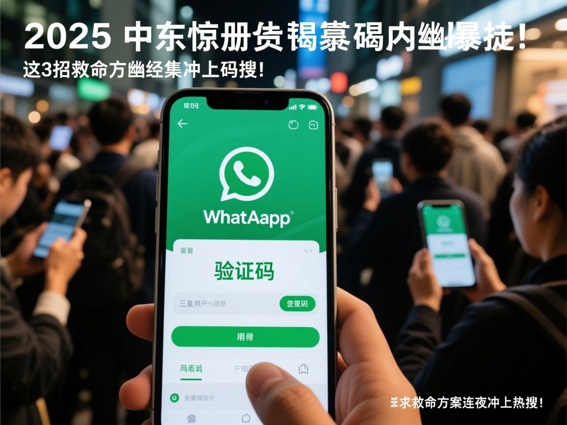 2025中东WhatsApp注册惊现幽灵验证码!三星用户集体暴走,这3招救命方案连夜冲上热搜