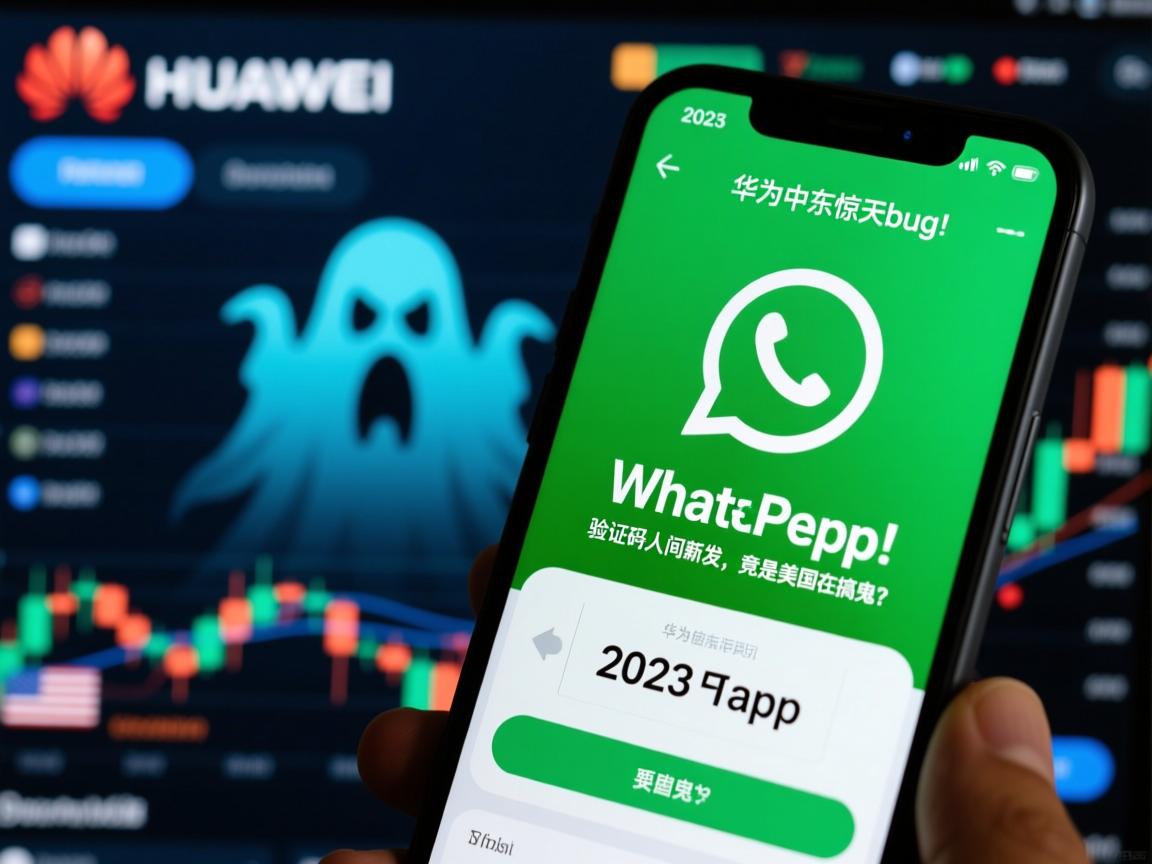 2023华为中东惊天bug！WhatsApp验证码人间蒸发，竟是美国在搞鬼？