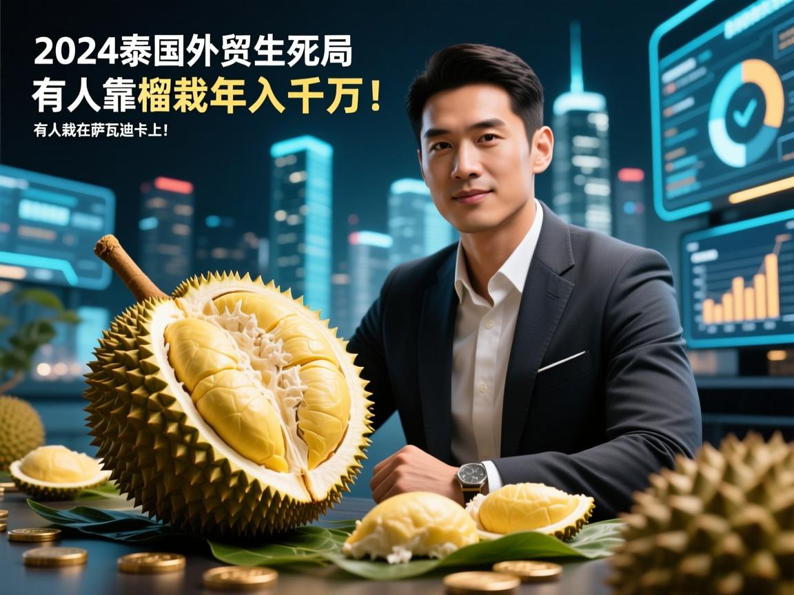 2024泰国外贸生死局,有人靠榴莲年入千万,有人栽在萨瓦迪卡上!