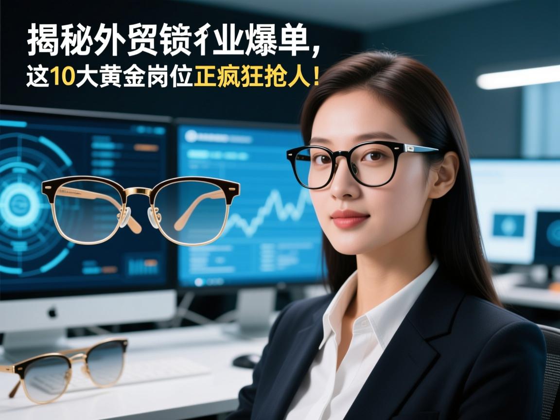 揭秘外贸眼镜行业，从设计到爆单，这10大黄金岗位正疯狂抢人！
