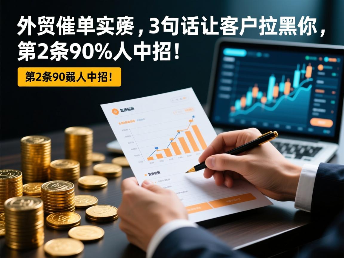 外贸催单翻车实录,3句话让客户拉黑你,第2条90%人中招!