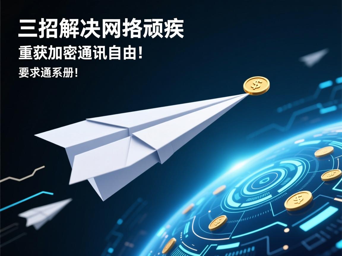 纸飞机失联急救手册，三招解决网络顽疾，重获加密通讯自由！