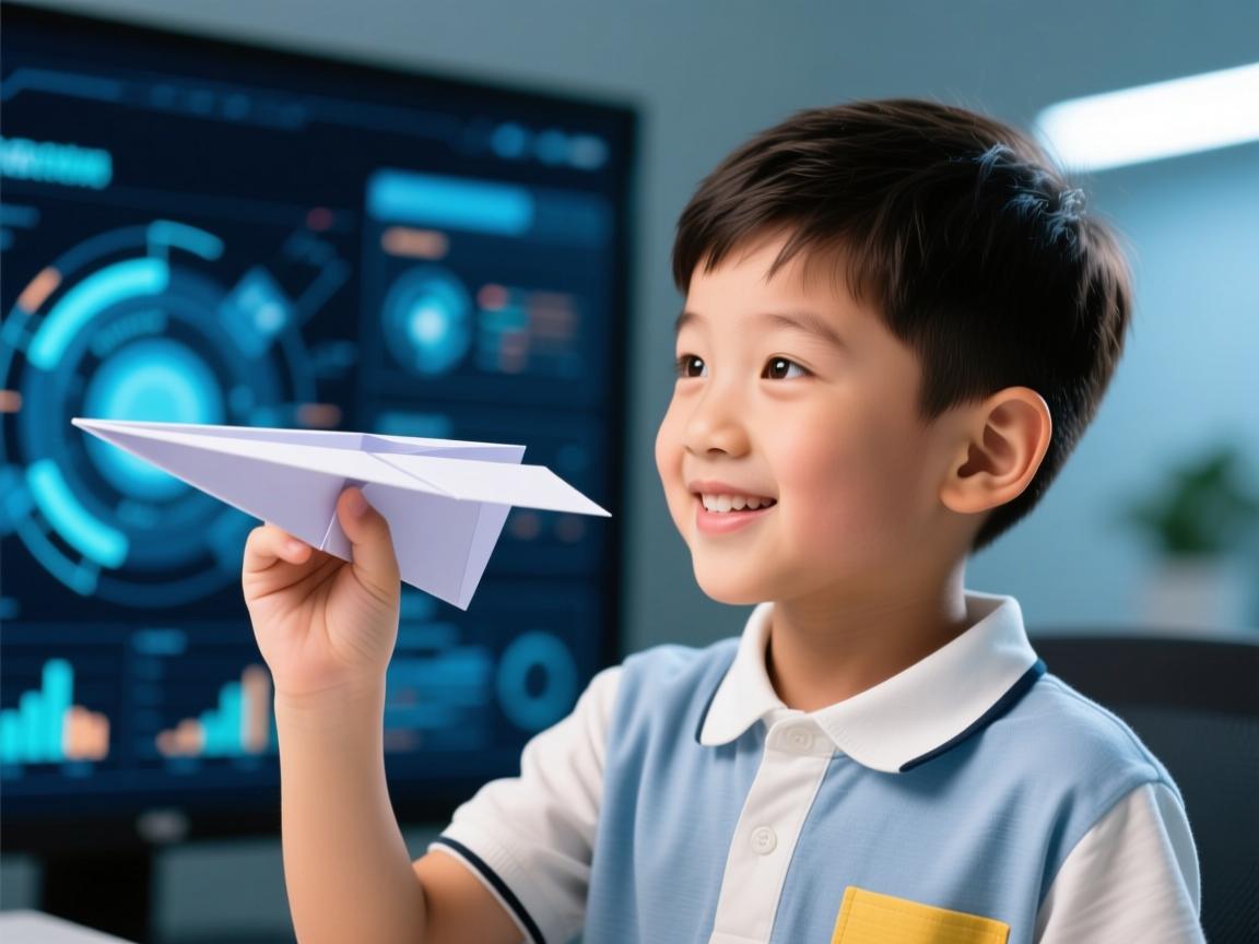 纸飞机发不了信息?10岁男孩的发现让全网破防!