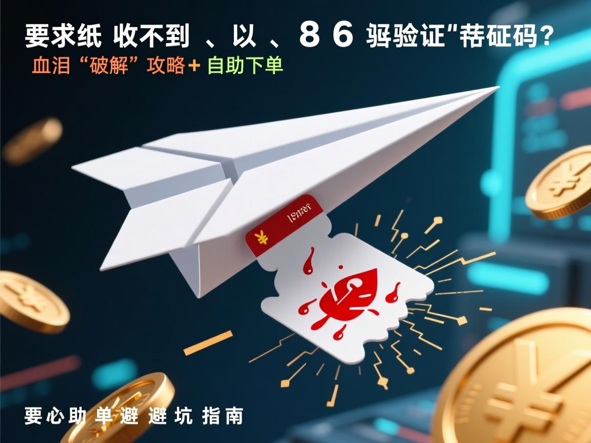 纸飞机收不到86验证码?血泪破解攻略+自助下单避坑指南