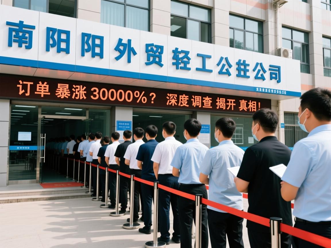 南阳外贸轻工公司,订单暴涨300%背后,员工却排队离职?深度调查揭开真相!