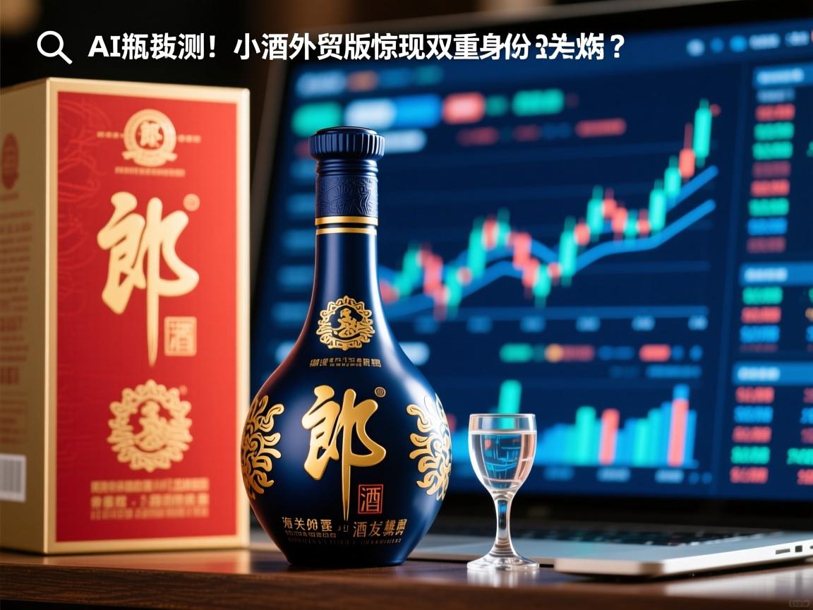 🔍AI拆瓶实测！小郎酒外贸版惊现双重身份，海关数据曝光的真相让酒友炸锅