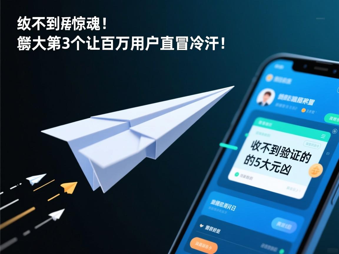 纸飞机失联惊魂！收不到验证码的5大元凶，第3个让百万用户直冒冷汗！