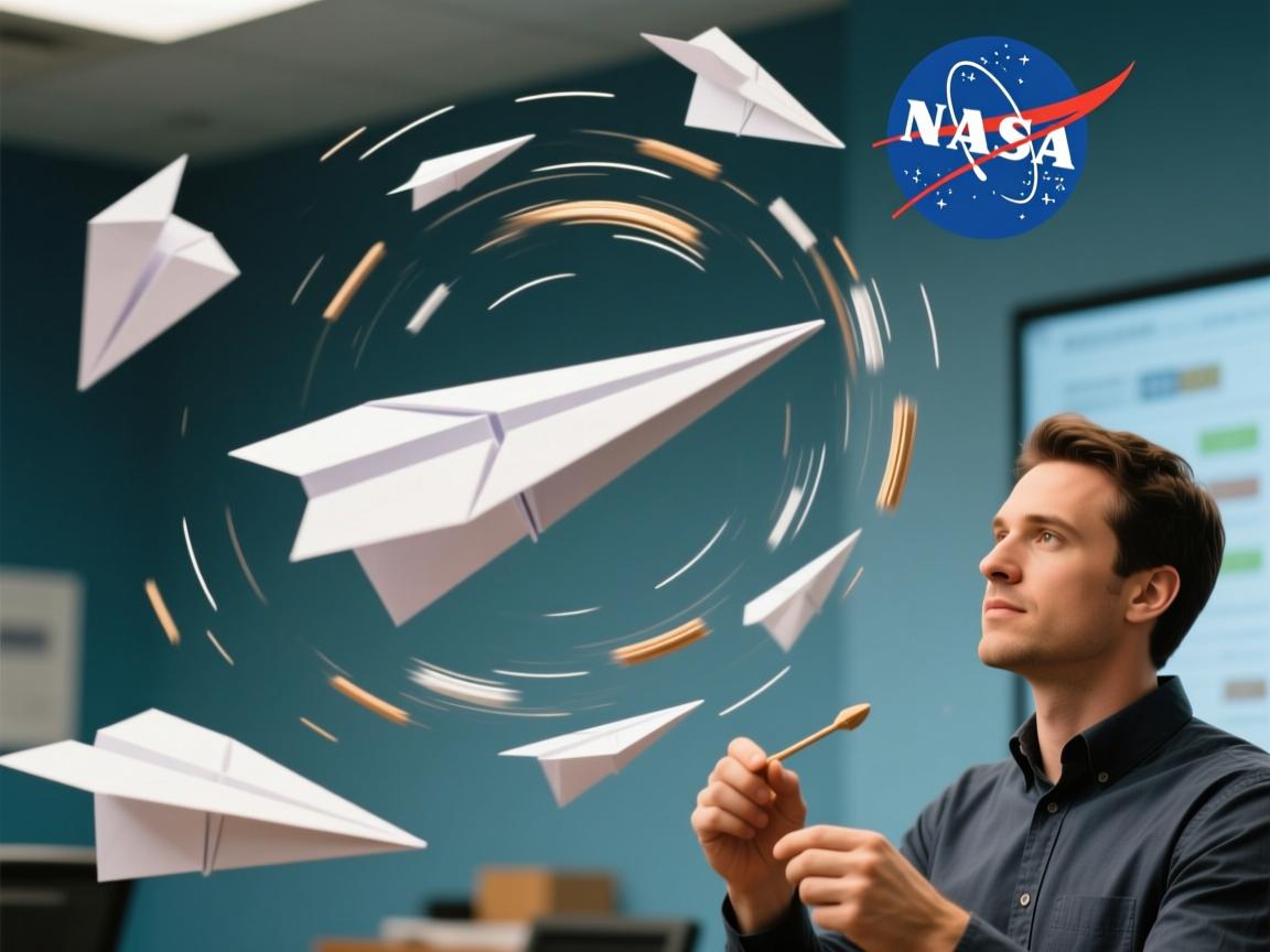 纸飞机空中疯狂打滚？NASA工程师亲授，90%的人输在这毫米级误差！