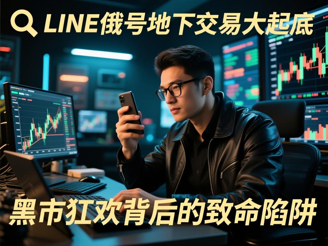 🔍LINE账号地下交易大起底，黑市狂欢背后的致命陷阱