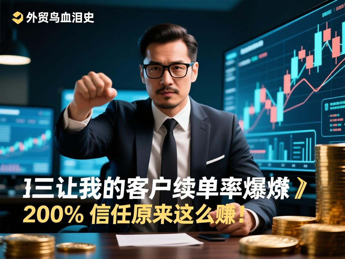 外贸老鸟血泪史,3个动作让我的客户续单率暴涨200%信任原来这么赚!