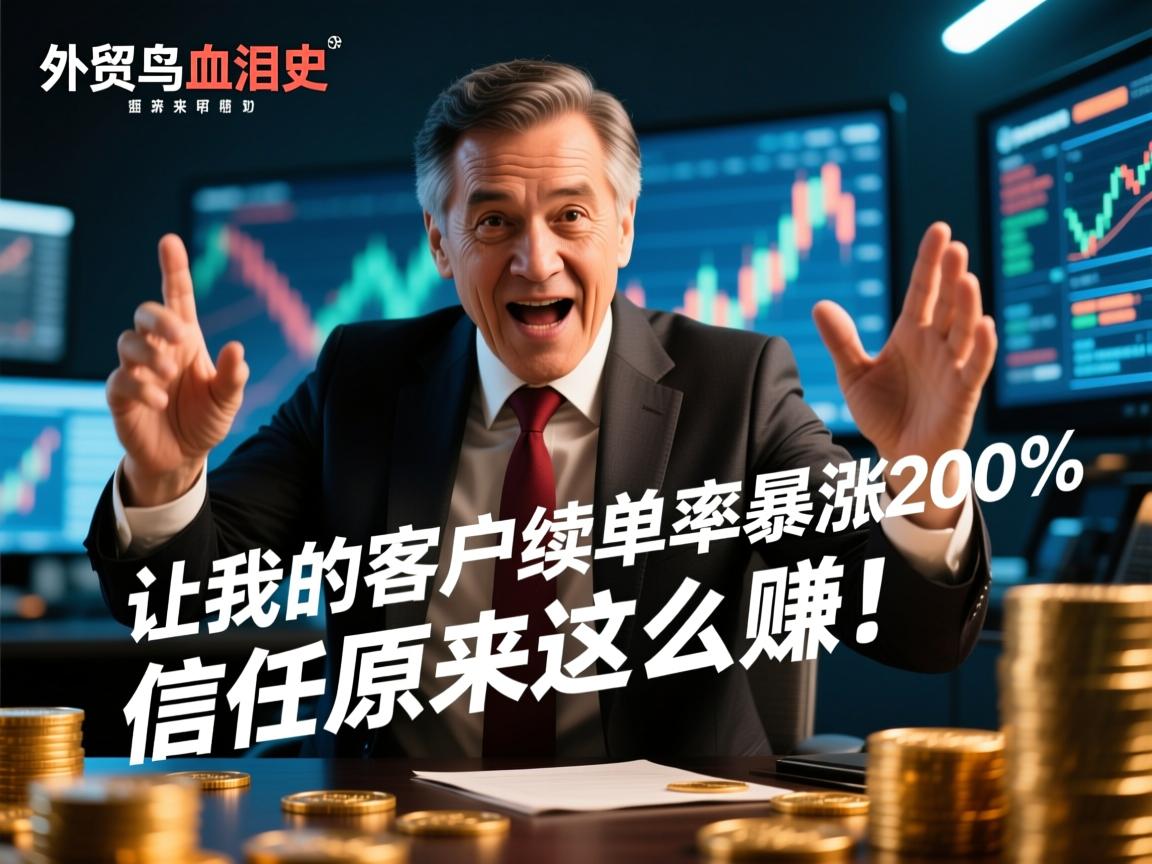 外贸老鸟血泪史,3个动作让我的客户续单率暴涨200%信任原来这么赚!