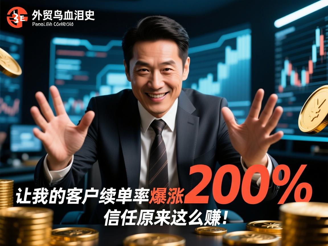 外贸老鸟血泪史,3个动作让我的客户续单率暴涨200%信任原来这么赚!