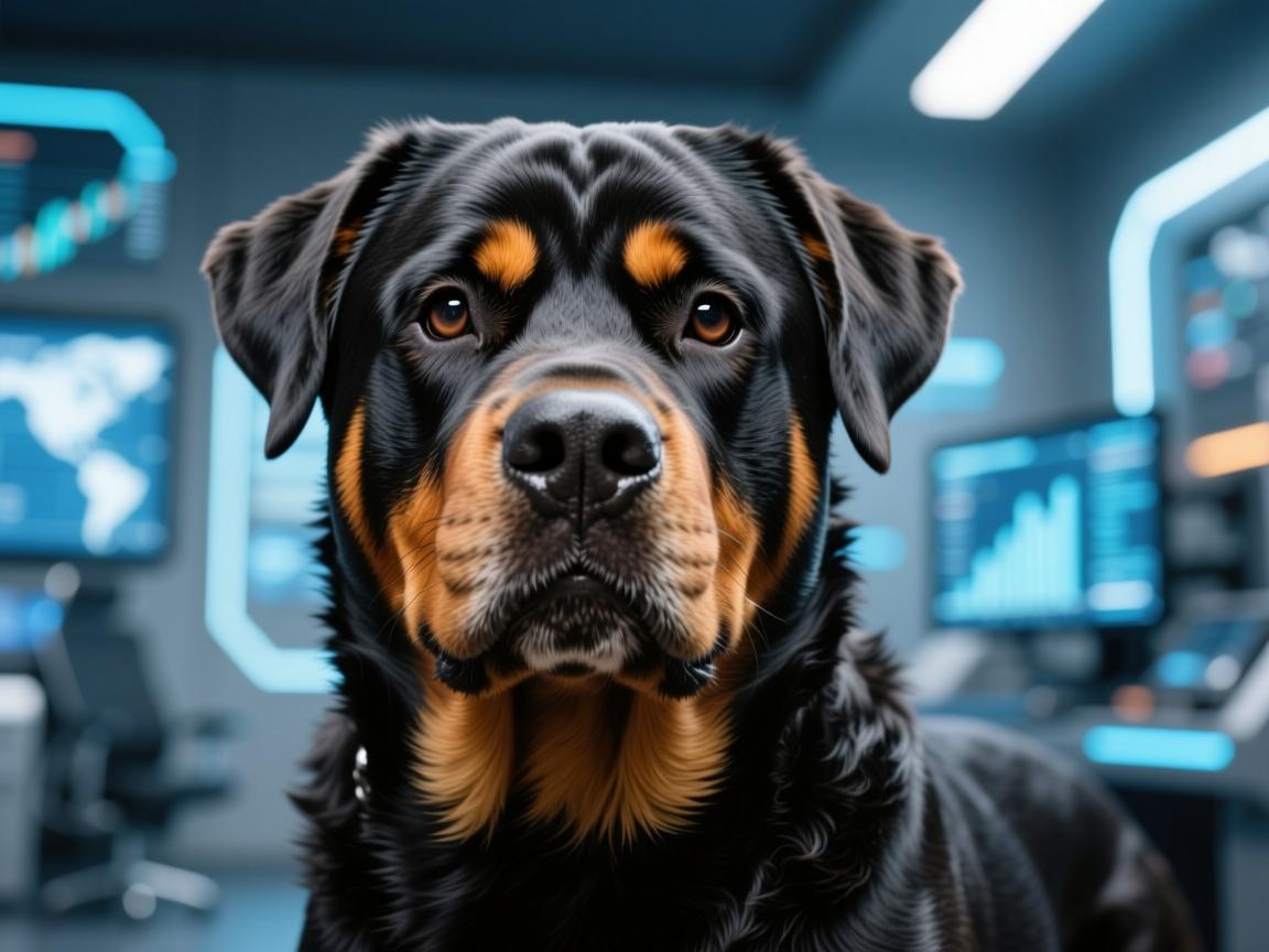 罗威纳犬饲养全攻略，从猛犬到暖男的蜕变秘籍