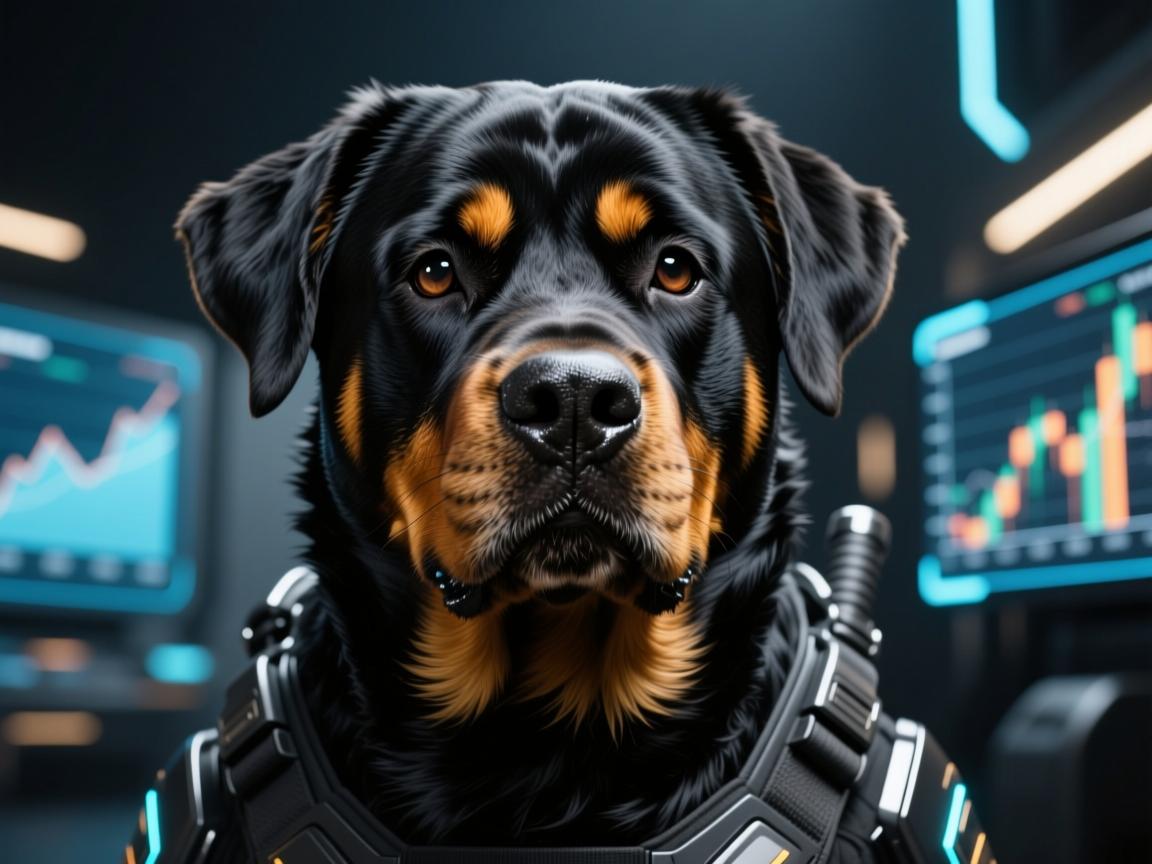 罗威纳犬,AI智能分析揭晓黑金护卫不为人知的双面兽性!