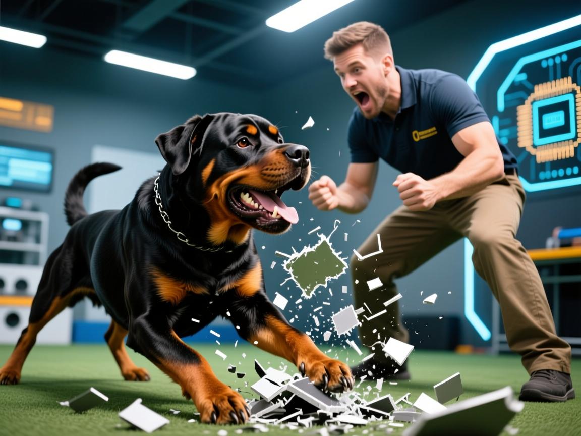 猛犬智商天花板？罗威纳犬撕碎测试题，训犬师惊呼，这脑子是八核处理器！