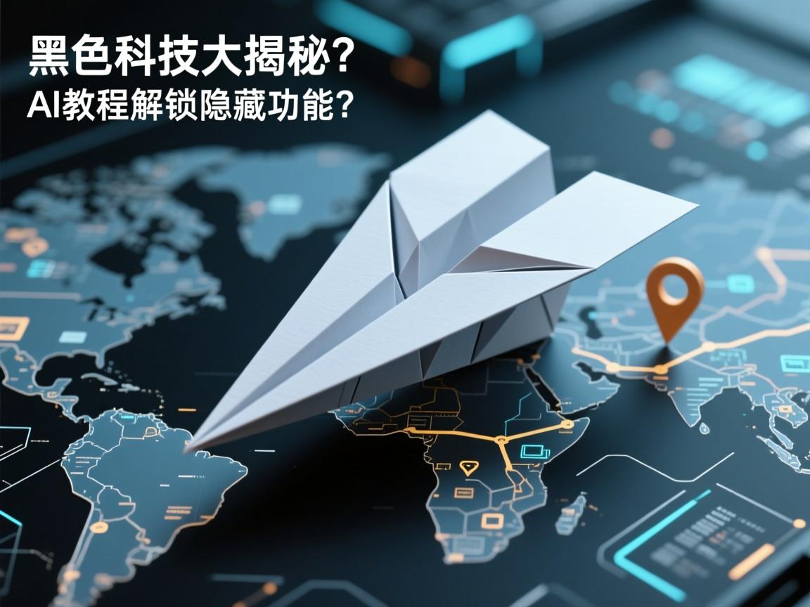 纸飞机黑科技大揭秘,AI教程解锁隐藏功能,竟能导航定位?
