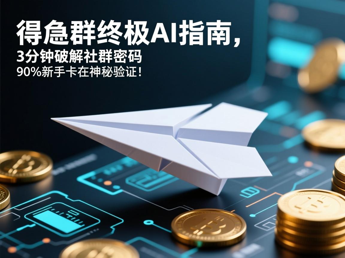 纸飞机加群终极AI指南,3分钟破解社群密码,90%新手卡在神秘验证!