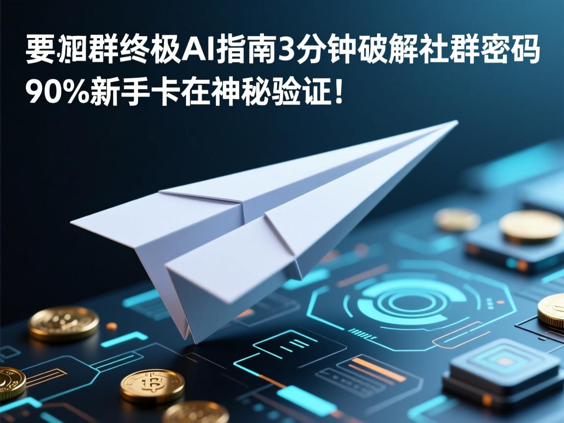 纸飞机加群终极AI指南，3分钟破解社群密码，90%新手卡在神秘验证！