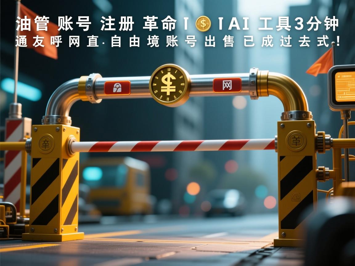 油管账号注册革命,AI工具3分钟通关,网友直呼自由境账号出售已成过去式!