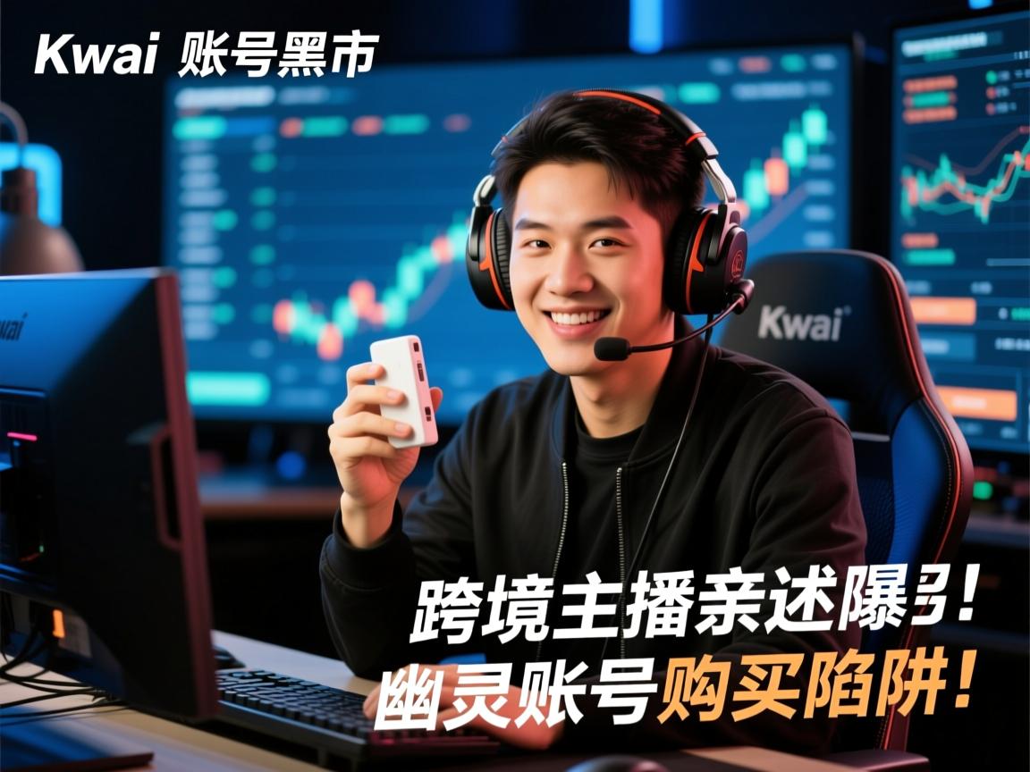 Kwai账号黑市交易曝光！跨境主播亲述幽灵账号购买陷阱