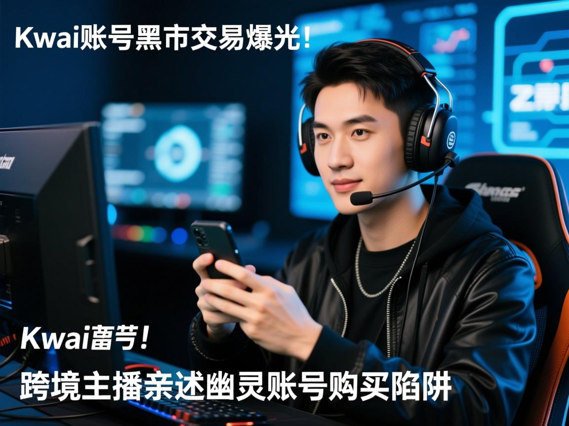 Kwai账号黑市交易曝光!跨境主播亲述幽灵账号购买陷阱