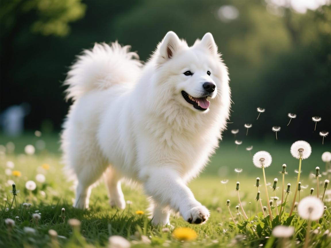 萨摩耶饲养全指南，从微笑天使到行走蒲公英的终极驯服术