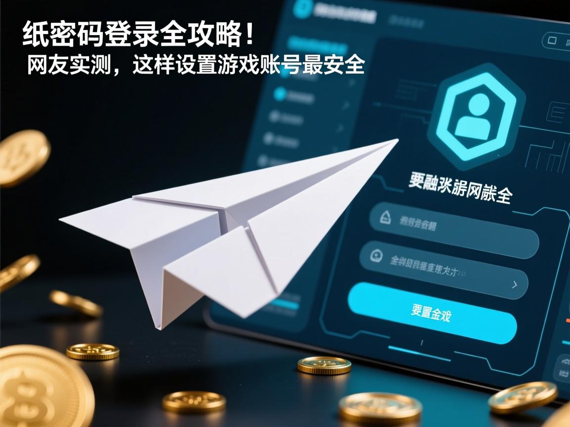 纸飞机密码登录全攻略！网友实测，这样设置游戏账号最安全