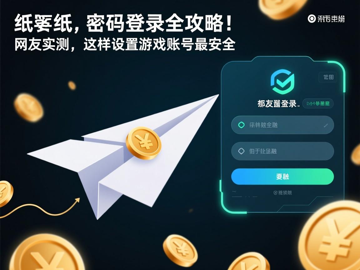 纸飞机密码登录全攻略!网友实测,这样设置游戏账号最安全