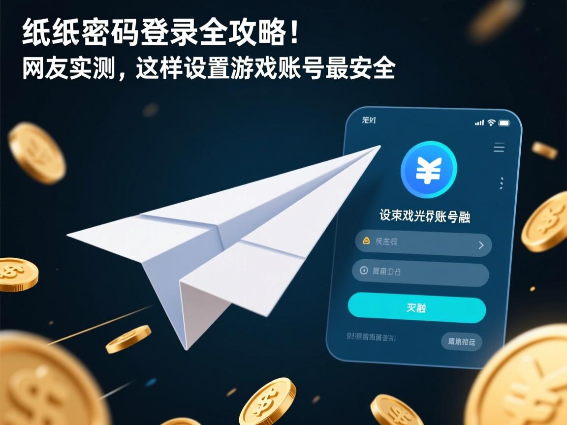 纸飞机密码登录全攻略!网友实测,这样设置游戏账号最安全
