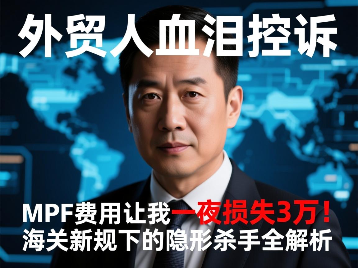 外貿人血淚控訴，MPF費用讓我一夜損失3萬！海關新規下的隱形殺手全解析