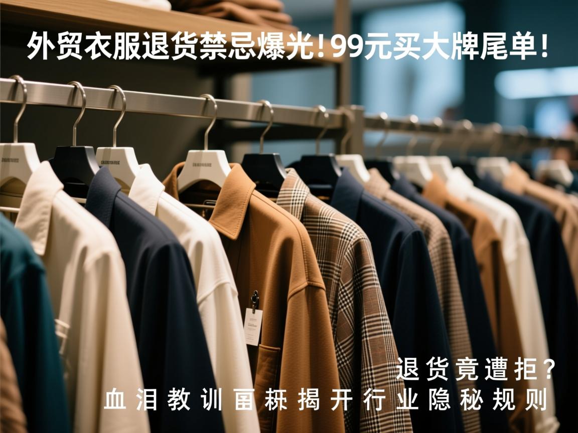 外贸衣服退货禁忌曝光！99元买大牌尾单，退货竟遭拒？血泪教训揭开行业隐秘规则
