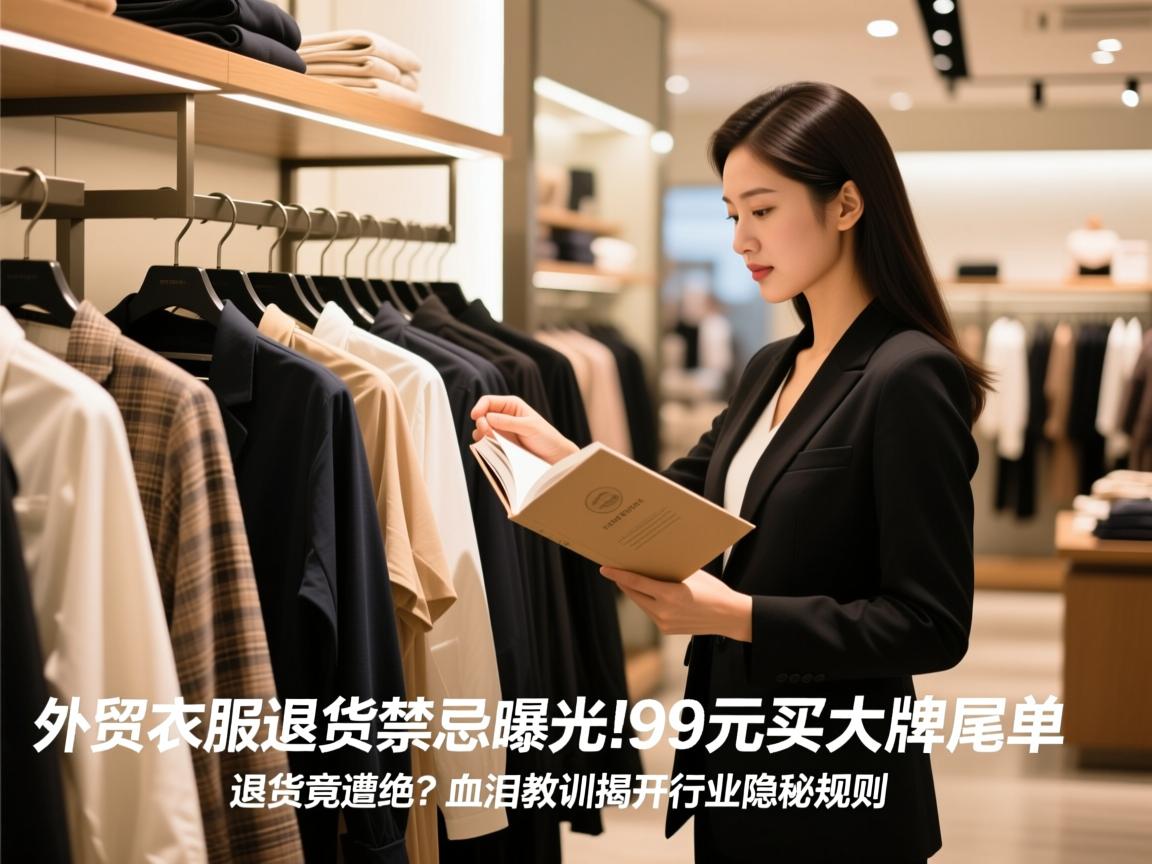外贸衣服退货禁忌曝光!99元买大牌尾单,退货竟遭拒?血泪教训揭开行业隐秘规则